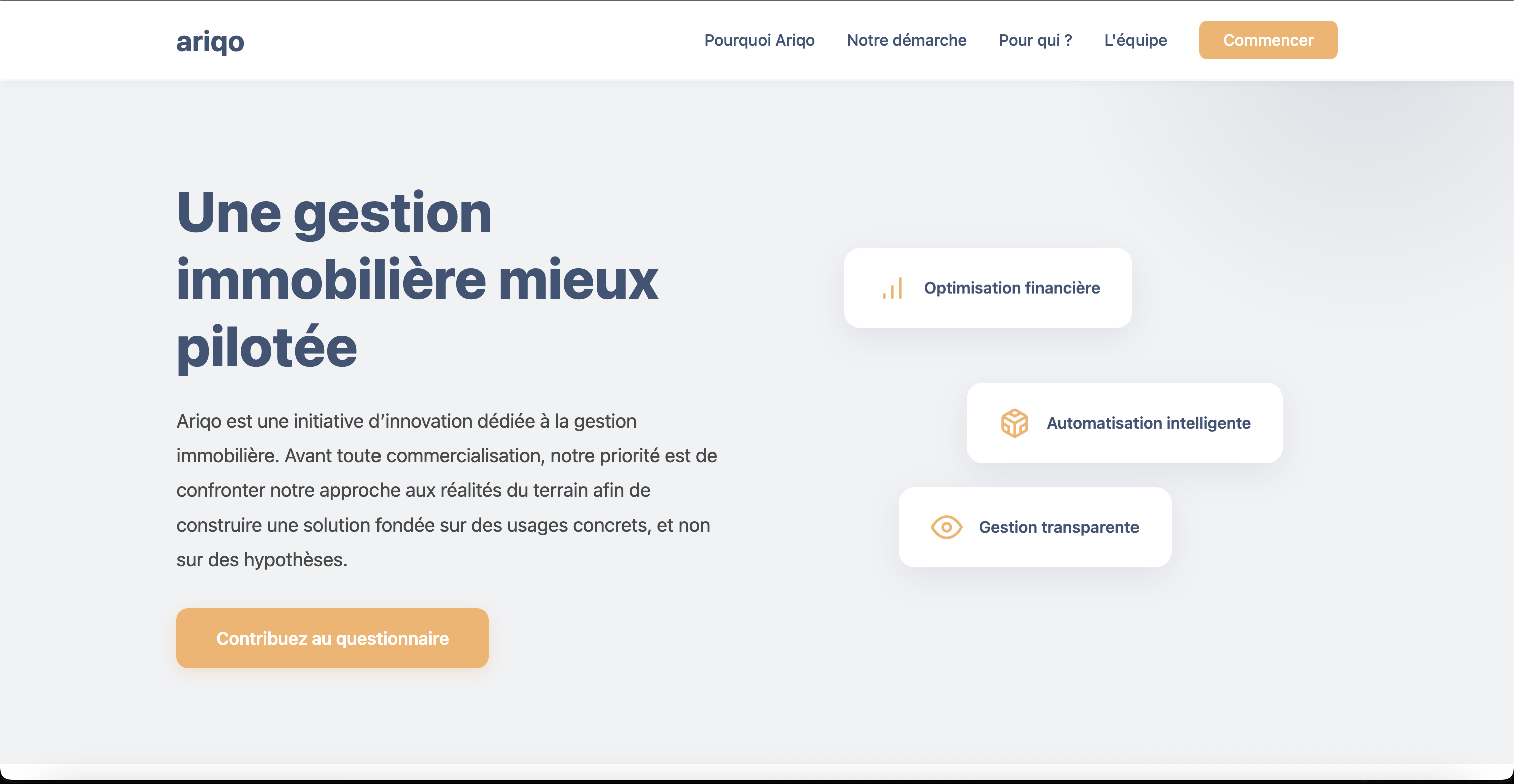 Ariqo - Plateforme SaaS
